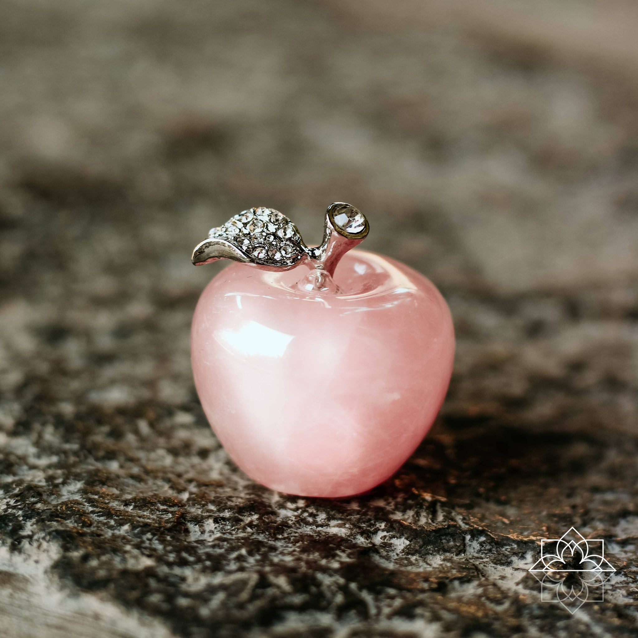 Pommes d'Amour en Quartz Rose